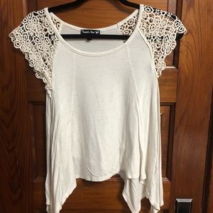 Flowy lace shirt
